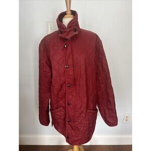 Barbour Red Quilted Performance Jacket